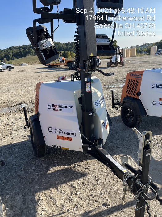 2023 Generac MLT2 Diesel, Flex Switch 120V Input, Powerzone Controller, (4) 320W LED Lights, 4kW Generator, 39.9 Gal Fuel Tank, 2" Ball, T3