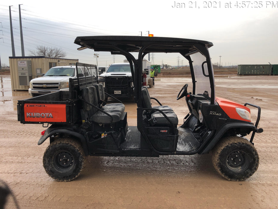 2020 Kubota RTV-X1140 CANOPY,STROBE,BACK UP ALARM,WINDSHIELD, FIRE EXT