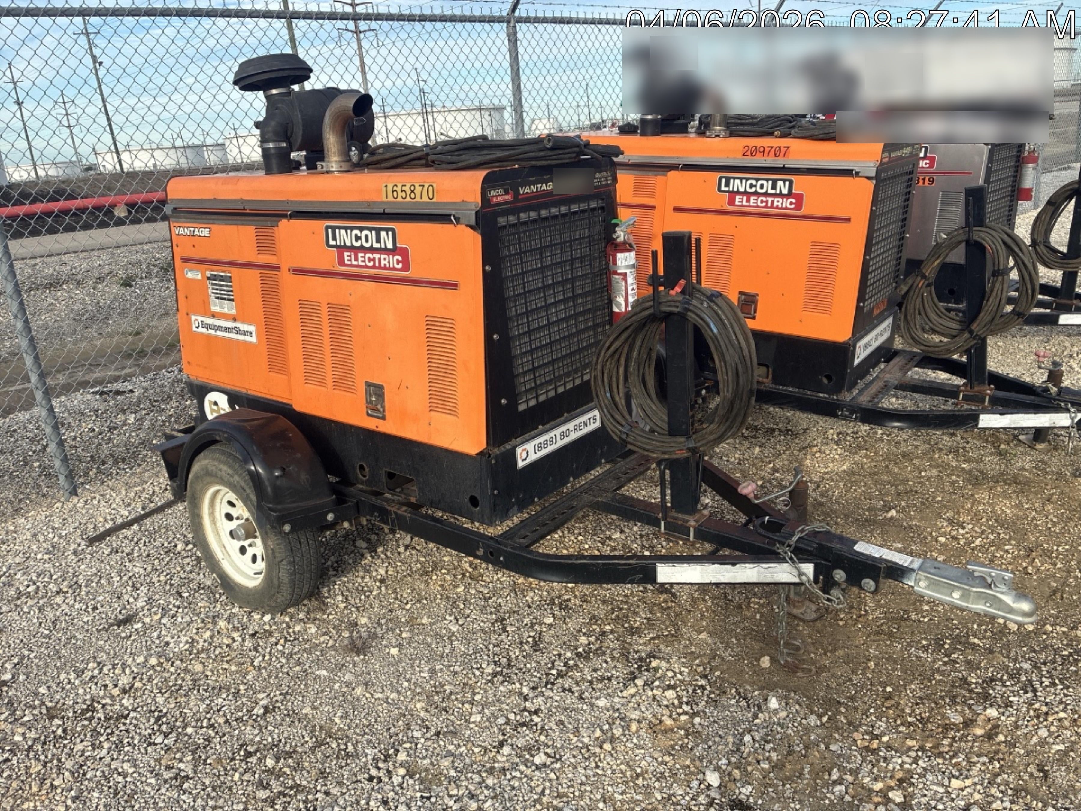 2021 Lincoln Electric Vantage 549X VANTAGE 549X READY-PAK 3 (EQUIPMENTSHARE)