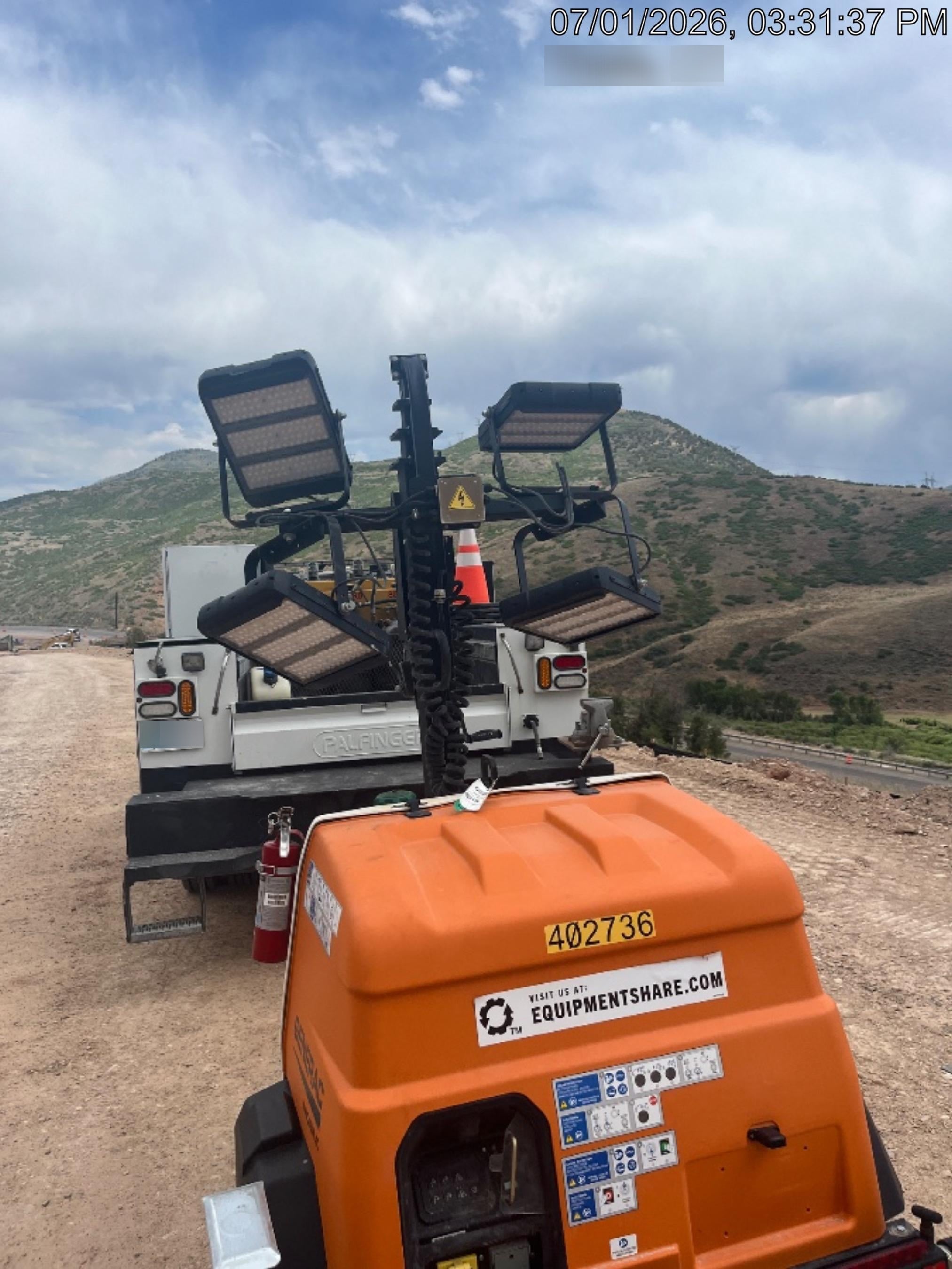 2024 Generac MLT2 Diesel, Flex Switch 120V Input, Powerzone Controller, 
(4) 320W LED Lights, 4kW Generator, 39.9 Gal Fuel Tank, 2" Ball, T3
