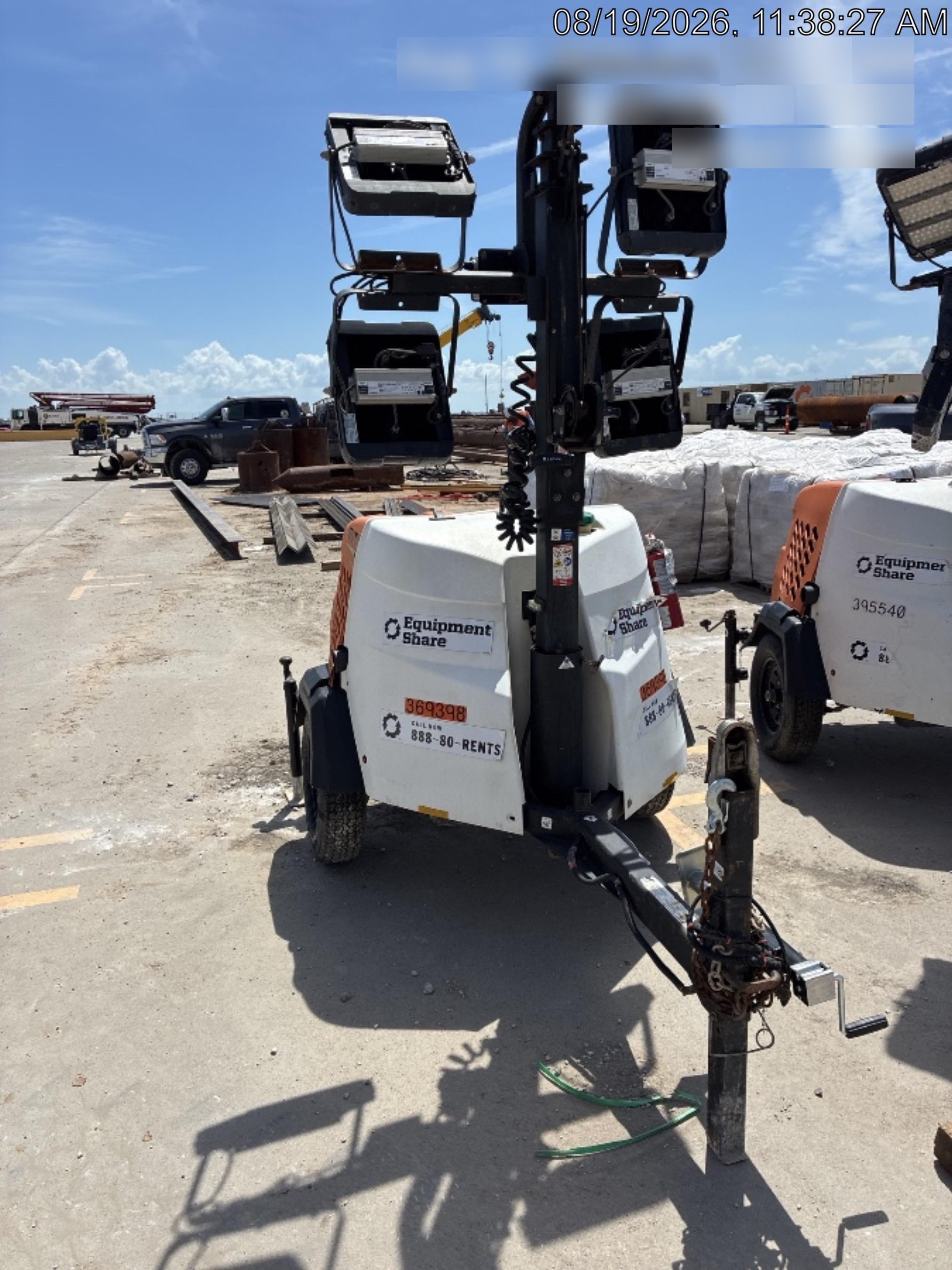 2023 Generac MLT2 Diesel, Flex Switch 120V Input, Powerzone Controller, 
(4) 320W LED Lights, 4kW Generator, 39.9 Gal Fuel Tank, 2" Ball, T3