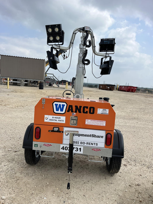 2024 Wanco WLTT-4MM4K Diesel, Deep Sea Controller, Shore Power Plug, Auto Start, (4) 350W LED Floodlights, 4kW Generator, 60 Gal Fuel Tank, 2" Ball, T3
