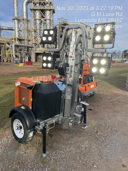 2023 Wanco WLTT-4MM4K Diesel, Deep Sea Controller, Shore Power Plug, Auto Start, (4) 350W LED Floodlights, 4kW Generator, 60 Gal Fuel Tank, 2" Ball, T3