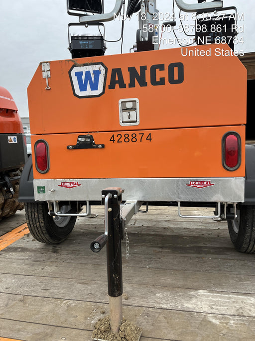 2024 Wanco WLTT-4MM4K Diesel, Deep Sea Controller, Shore Power Plug, Auto Start, (4) 350W LED Floodlights, 4kW Generator, 60 Gal Fuel Tank, 2" Ball, T3