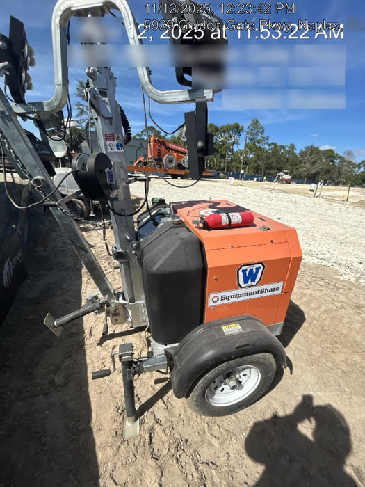 2023 Wanco WLTT-4MM4K Diesel, Deep Sea Controller, Shore Power Plug, Auto Start, (4) 350W LED Floodlights, 4kW Generator, 60 Gal Fuel Tank, 2" Ball, T3