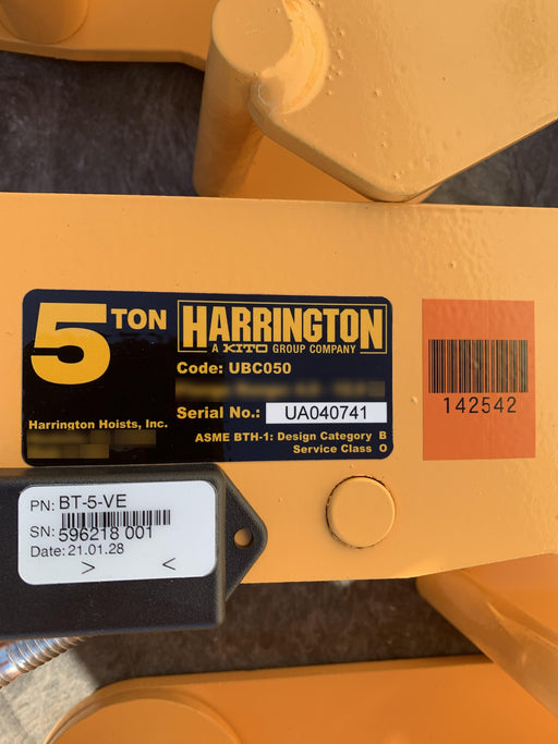 2021 HARRINGTON UBC050