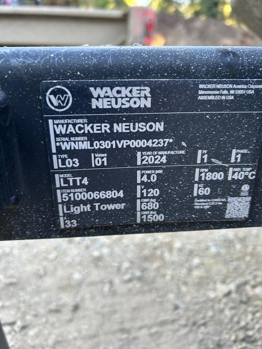 2024 WACKER NEUSON LTT4