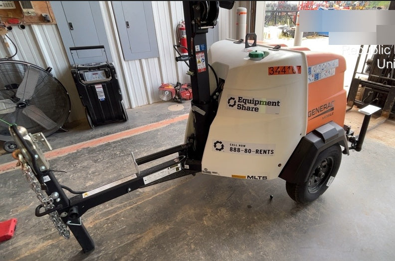 2023 Generac MLT2 Diesel, Flex Switch 120V Input, Powerzone Controller, (4) 320W LED Lights, 4kW Generator, 39.9 Gal Fuel Tank, 2" Ball, T3