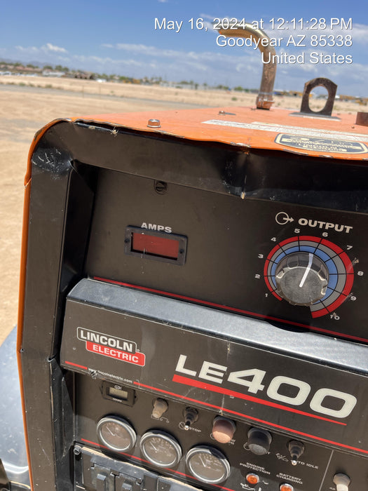 2022 Lincoln Electric LE400 Kubota V1505, Trlr, Cable Rack, Light Kit, ES Decals, T3