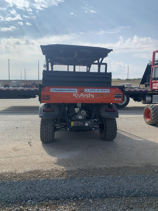 2022 Kubota RTV-X1140W-H Plastic Canopy, Windshield Acrylic Clear, LED Strobe Light, Wire Harness Kit, Back up Alarm