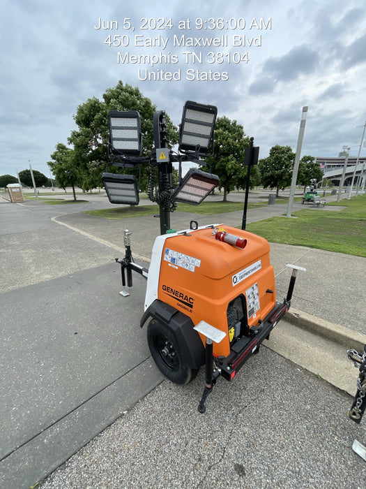 2024 Generac MLT2 Diesel, Flex Switch 120V Input, Powerzone Controller, 
(4) 320W LED Lights, 4kW Generator, 39.9 Gal Fuel Tank, 2" Ball, T3