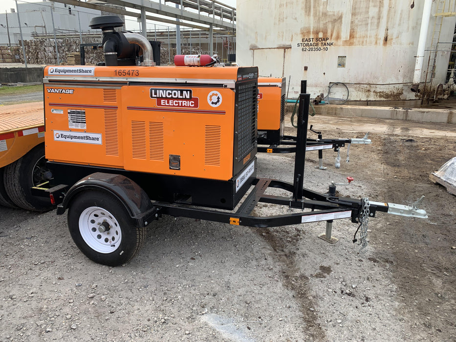2021 Lincoln Electric Vantage 549X Ready Pak 3, ORANGE (includes trailer, cable rack, fender light kit)