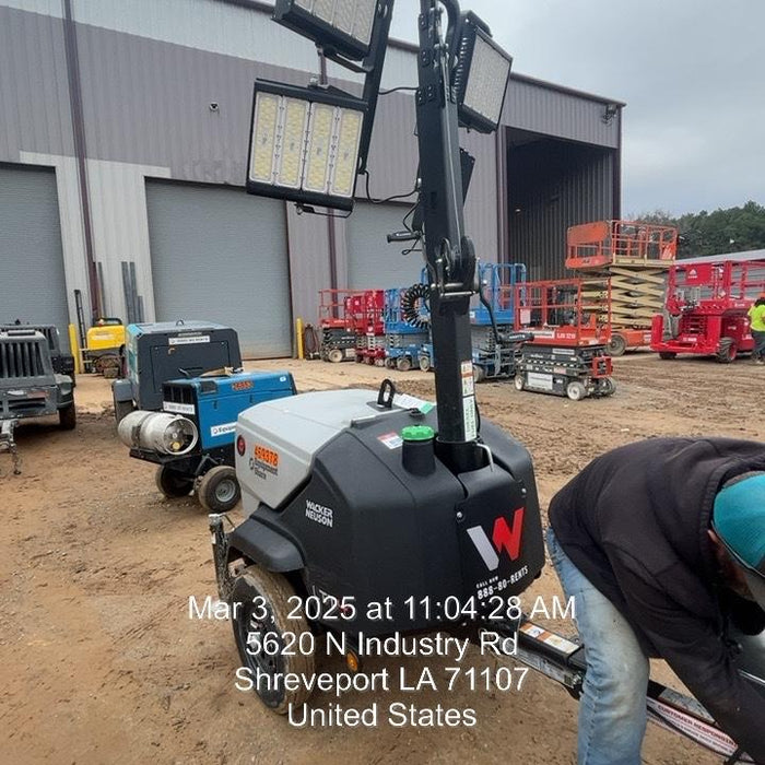 2024 Wacker Neuson LTT4 Diesel, Kohler KDW702, Deep Sea Controller, Auto Start, LED 320W, Bypass Outlet, T3