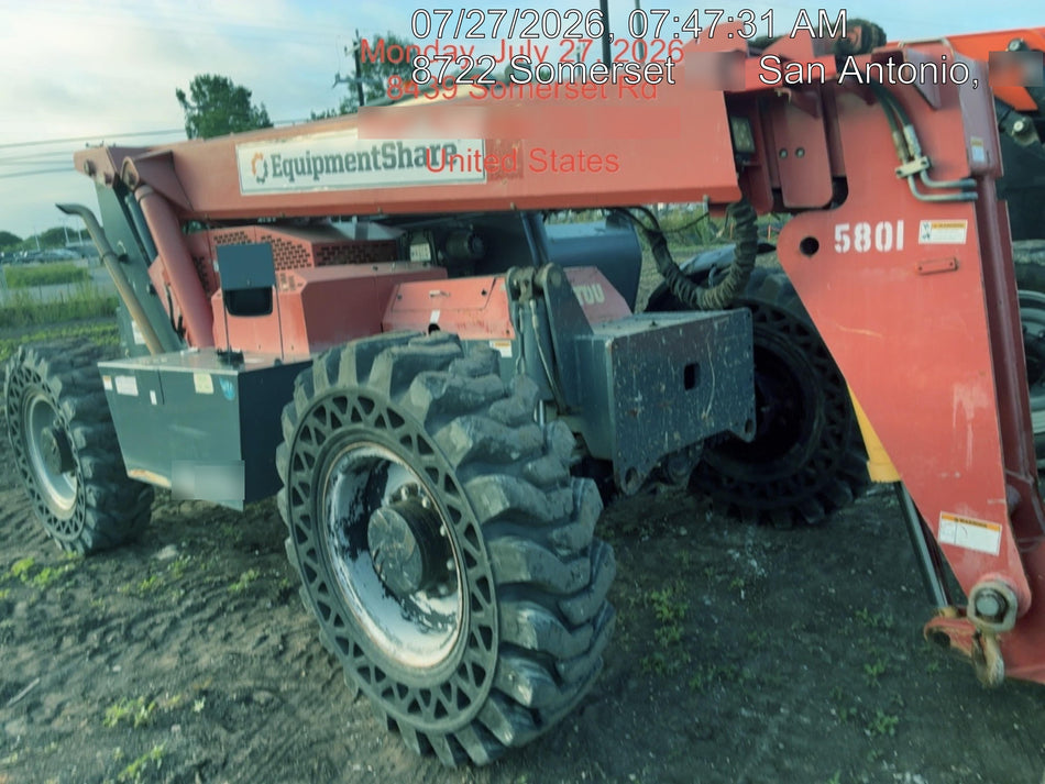 2017 Manitou 12042 Manitou MTA 12042, Solid Tires, 66" Carriage, Open ROPS, Flashing Beacon and Work Light Package