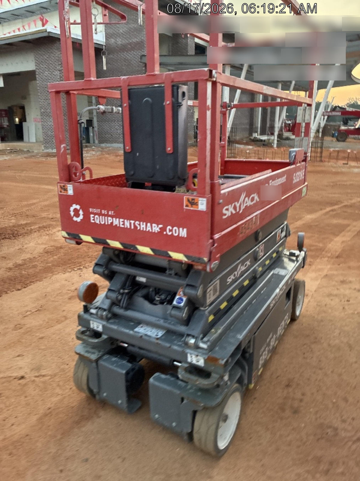2024 Skyjack SJ3219 Electric Drive, Sld NM Tires, DBcns, RFRails, Power to Platform, T3 + Access Control