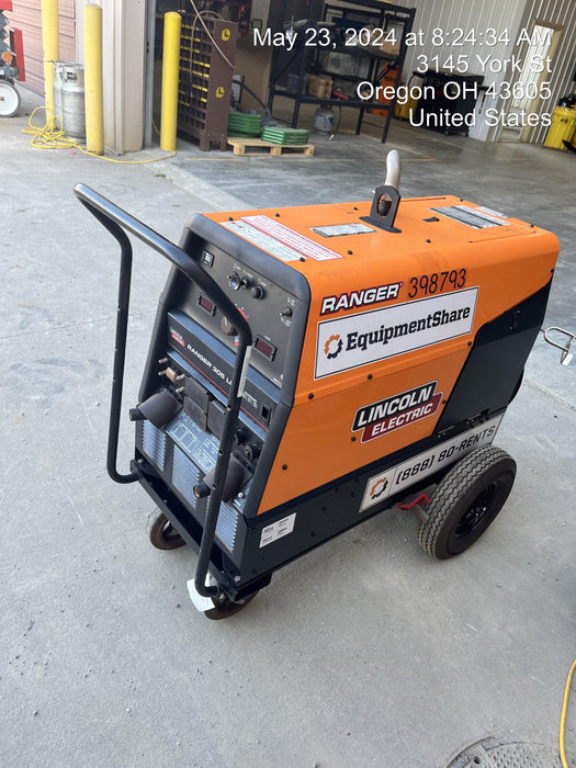 2024 Lincoln Electric Ranger 305 LPG Ranger 305 LPG, Undercarriage, Tank Holder & Strap, 10kw AC Gen, 25hp Kohler LPG Eng