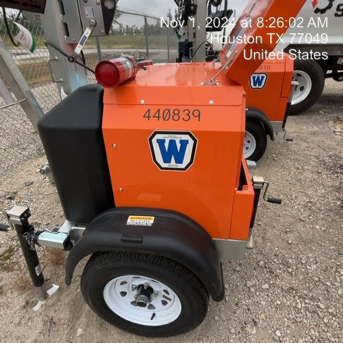 2024 Wanco WLTT-4MM4K Diesel, Deep Sea Controller, Shore Power Plug, Auto Start, (4) 350W LED Floodlights, 4kW Generator, 60 Gal Fuel Tank, 2" Ball, T3
