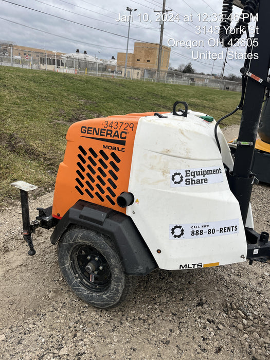 2023 Generac MLT2 Diesel, Flex Switch 120V Input, Powerzone Controller, (4) 320W LED Lights, 4kW Generator, 39.9 Gal Fuel Tank, 2" Ball, T3