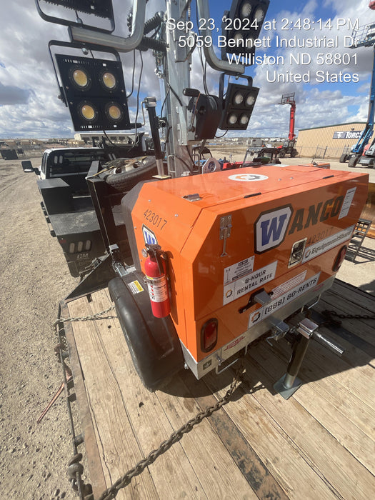 2024 Wanco WLTT-4MM4K Diesel, Deep Sea Controller, Shore Power Plug, Auto Start, (4) 350W LED Floodlights, 4kW Generator, 60 Gal Fuel Tank, 2" Ball, T3