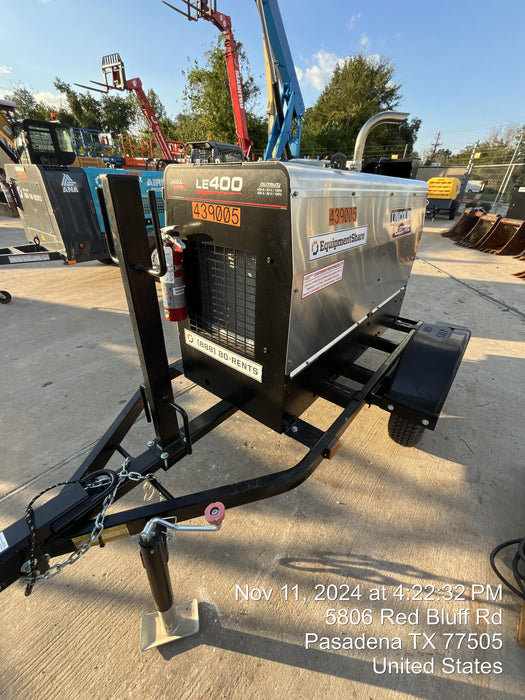 2024 Lincoln Electric LE400 Kubota V1505, Trlr, Cable Rack, Light Kit, ES Decals, T3