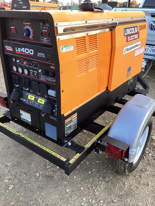 2022 Lincoln Electric LE400 Kubota V1505, Trlr, Cable Rack, Light Kit, ES Decals, T3