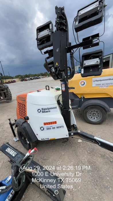 2024 Generac MLT2 Diesel, Flex Switch 120V Input, Powerzone Controller, 
(4) 320W LED Lights, 4kW Generator, 39.9 Gal Fuel Tank, 2" Ball, T3