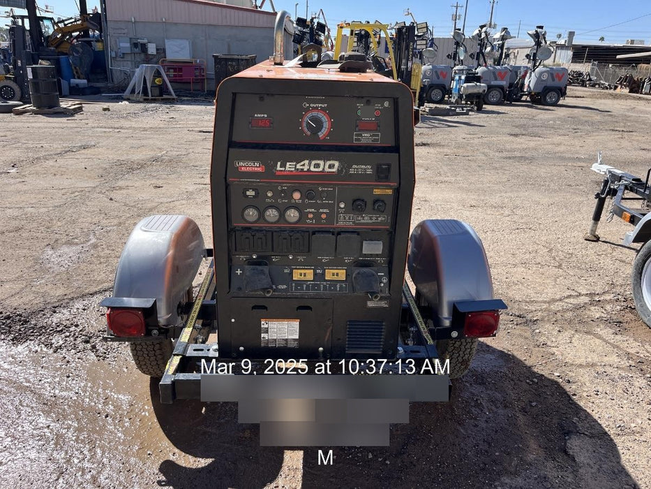 2022 Lincoln Electric LE400 Kubota V1505, Trlr, Cable Rack, Light Kit, ES Decals, T3