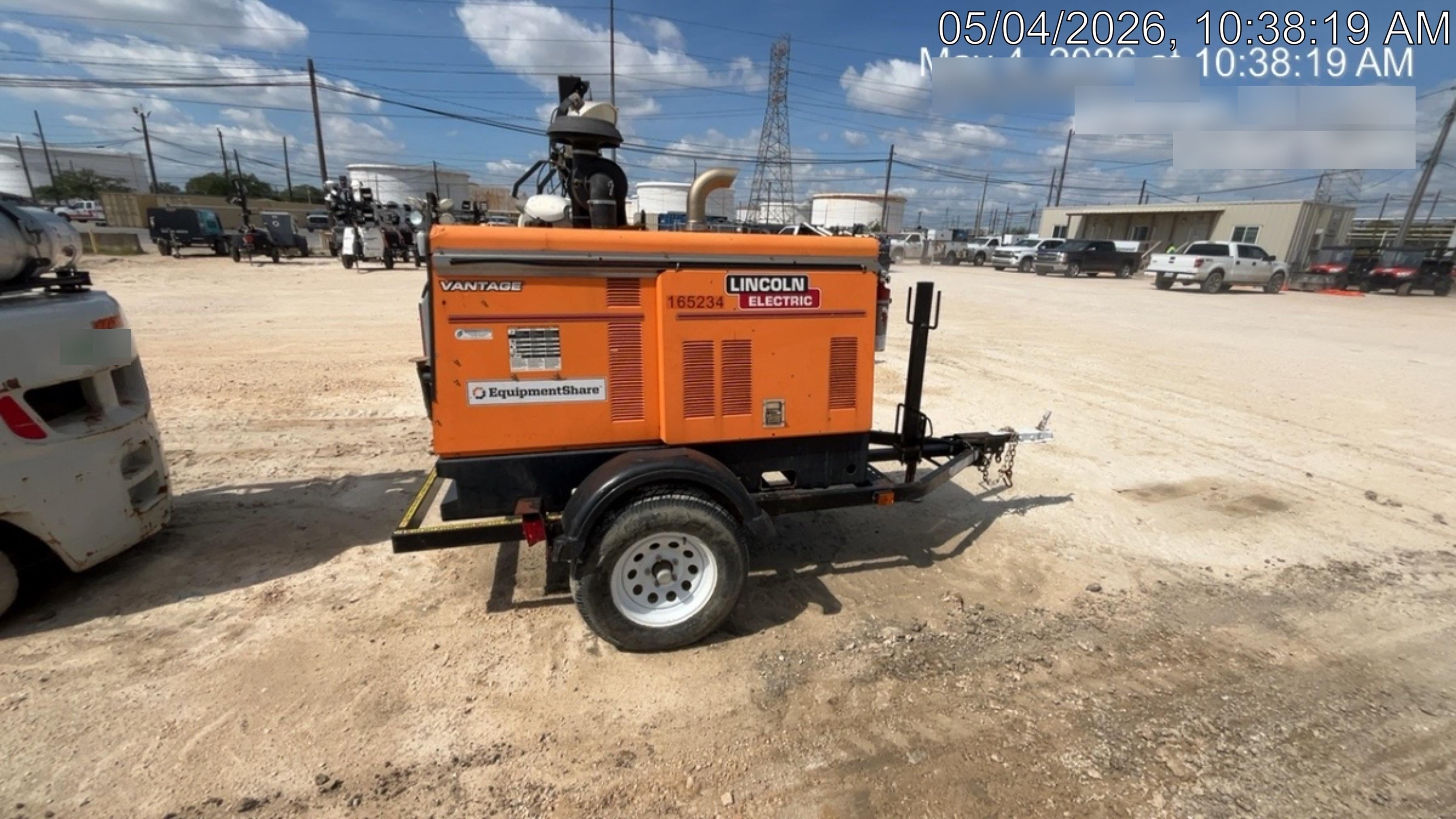 2021 Lincoln Electric Vantage 549X Ready Pak 3, ORANGE (includes trailer, cable rack, fender light kit)