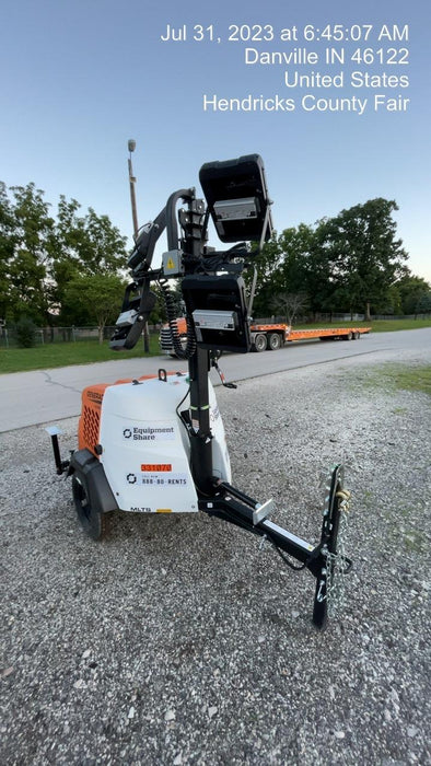 2023 Generac MLT2 Diesel, Flex Switch 120V Input, Powerzone Controller, (4) 320W LED Lights, 4kW Generator, 39.9 Gal Fuel Tank, 2" Ball, T3