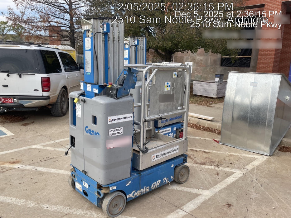 2019 GENIE GR-20