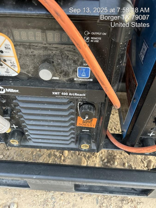 2025 MILLER ELECTRIC XMT 400