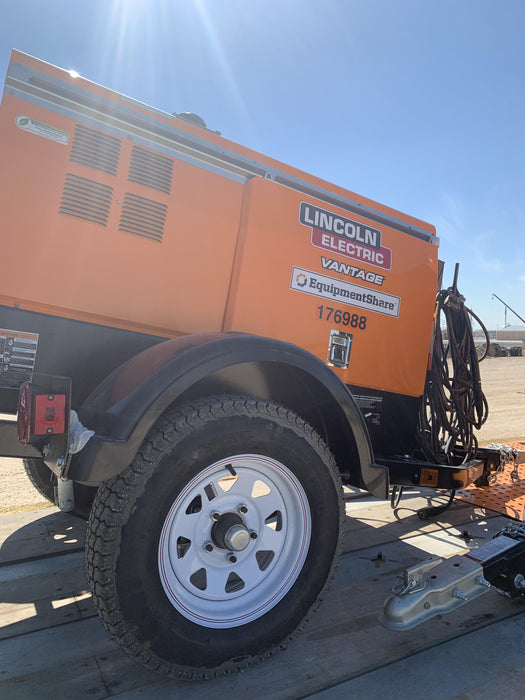 2021 Lincoln Electric Vantage 322 Vantage 322 Ready Pak 3 w/ Decals, ORANGE (includes trailer, cable rack, fender light kit) NO Telematics