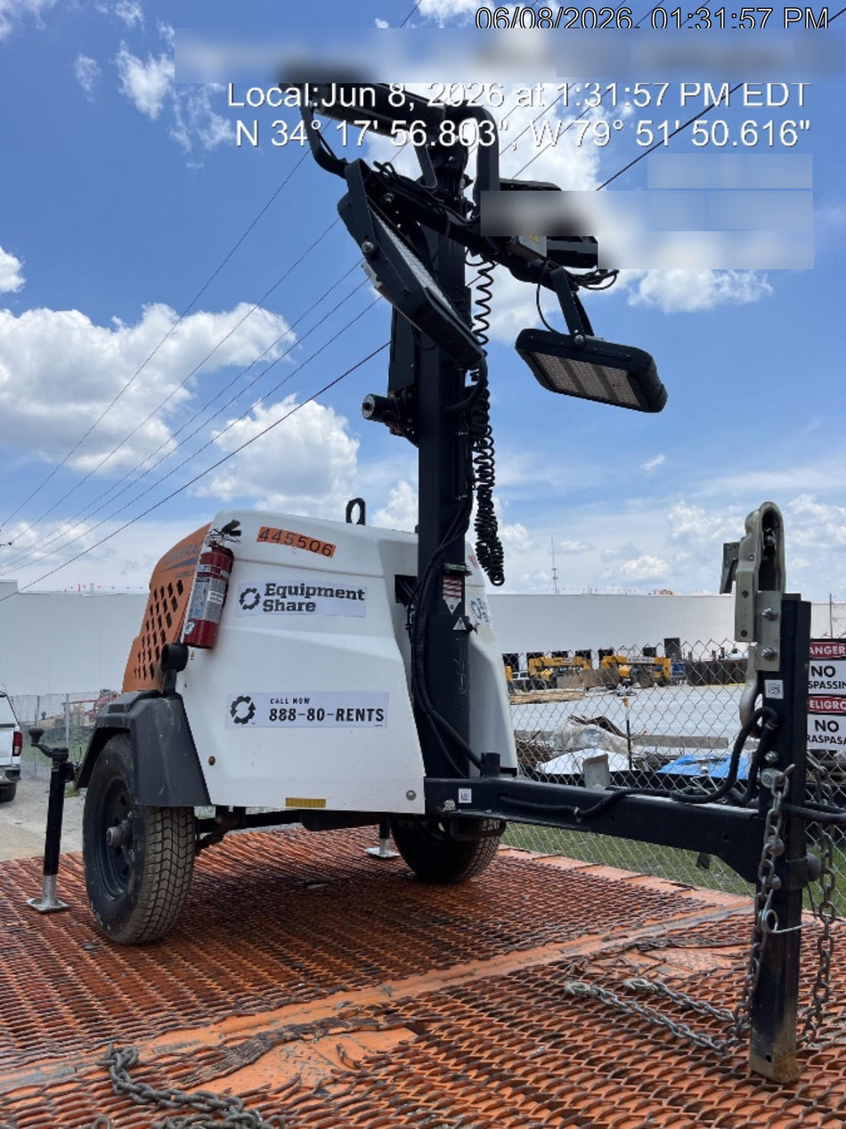 2024 Generac MLT6SKDS-STD4 ELEC WINCH Diesel, Electric Winch Mast, Powerzone Controller, (4) 320W LED Lights, 4kW Generator, 39.9 Gal Fuel Tank, 2" pintle, T3