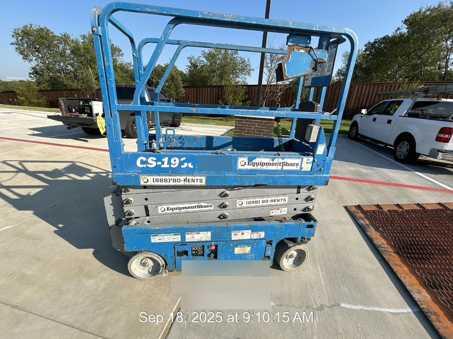 2019 Genie GS-1930 Genie GS-1930 Scissor Lift w/Standard Options