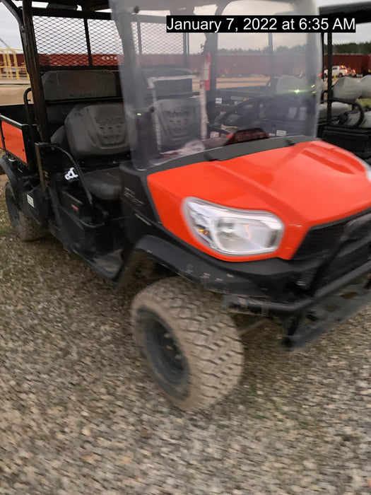 Kubota RTV-X1140W-H Canopy, 4-Seater, Diesel, Windshield Acrylic Clear, Strobe Light, Backup Alarm