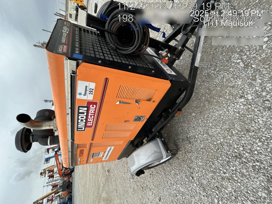 2021 Lincoln Electric Vantage 549X Ready Pak 3, ORANGE (includes trailer, cable rack, fender light kit)