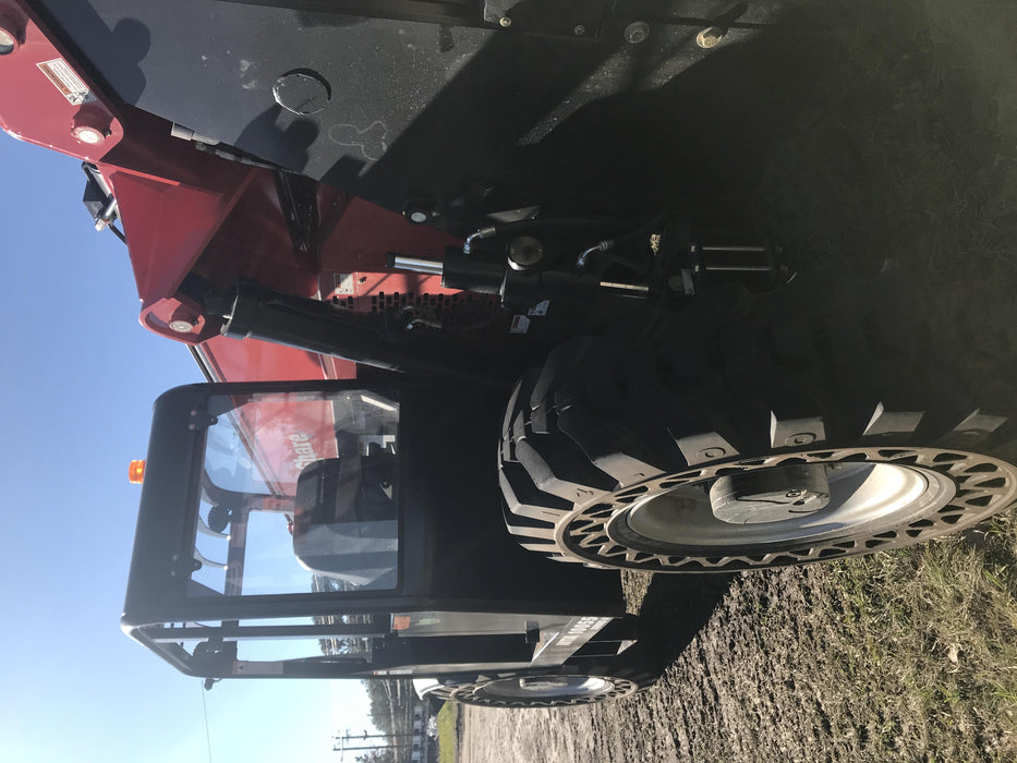 2020 Manitou MTA10055 Canopy, 120 HP, Solid Tires, Work Lights, Lift Hook, Auxiliary Hydraulics w/66" Carriage and 60" Forks
