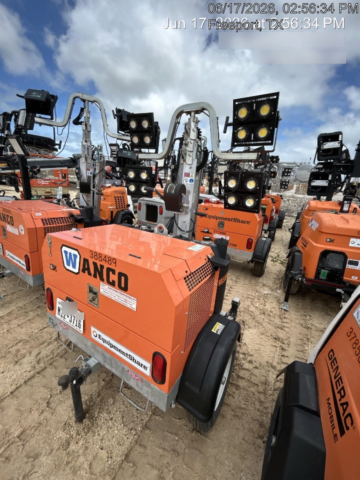 2024 Wanco WLTT-4MM4K Diesel, Deep Sea Controller, Shore Power Plug, Auto Start, (4) 350W LED Floodlights, 4kW Generator, 60 Gal Fuel Tank, 2" Ball, T3