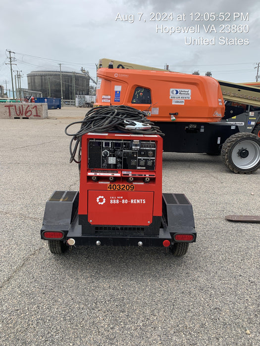 2024 Shindaiwa DGW400MDL Kubota D902 Engine, 23 HP, Dual Op Welder, Wire, Arc, Droop Stick, Tig, and CC Stick Functionality, Simulphase, 3 Phase and 1 Phase Gen Output, Single Axle NB Trlr, Slr Trckl Chrg 12V 12W, Fire Ext