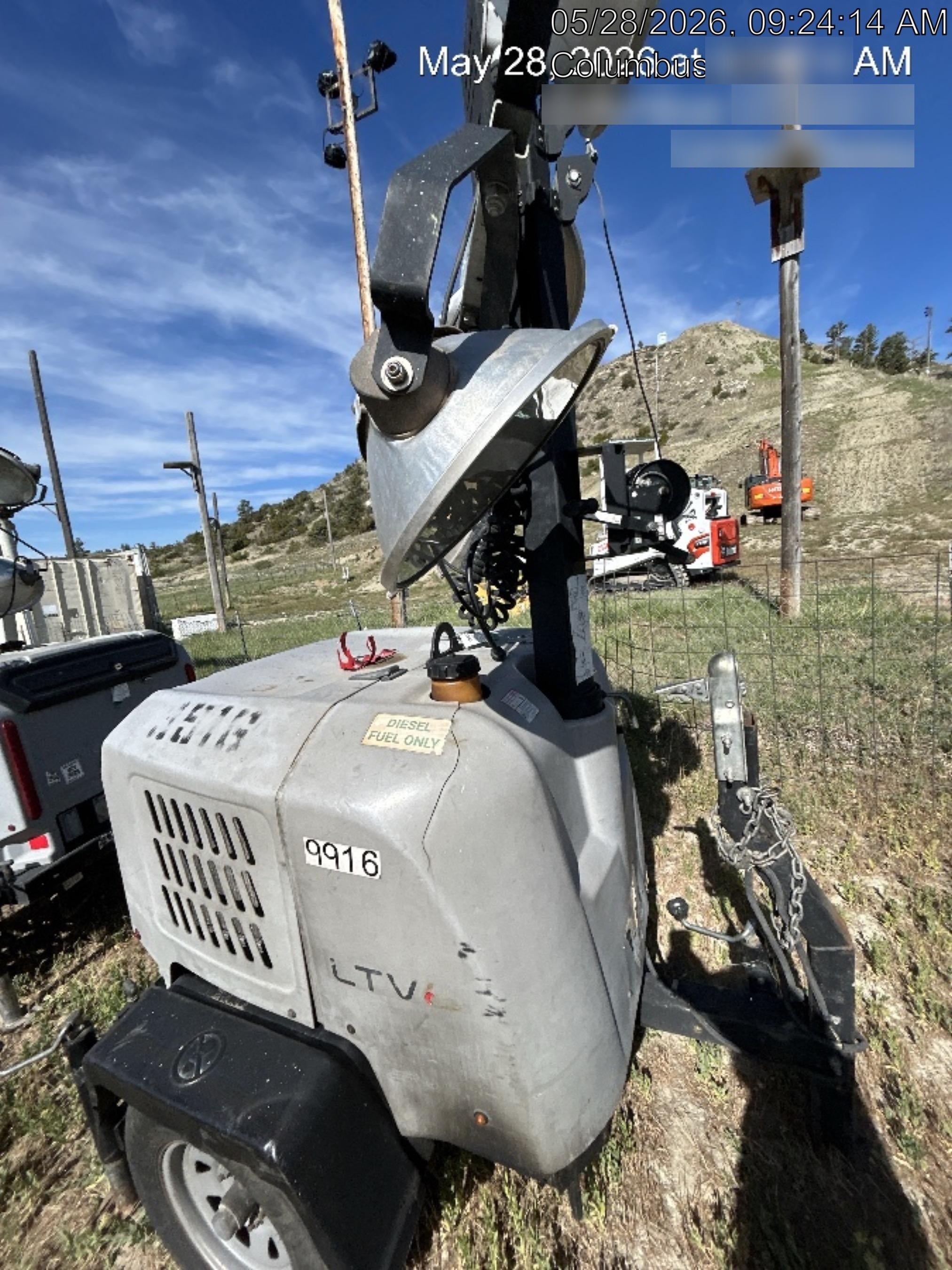 Wacker Neuson LTV6K-MH Wacker Neuson LTV6K Towable Light Tower