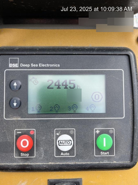 2022 Allmand NLV3GR (4) LED Light Fixture 350W, 23' Vertical Mast, 3kW Prime, Towable, Deep Sea L401, Leveling Jacks, Yanmar T4F 5.8hp