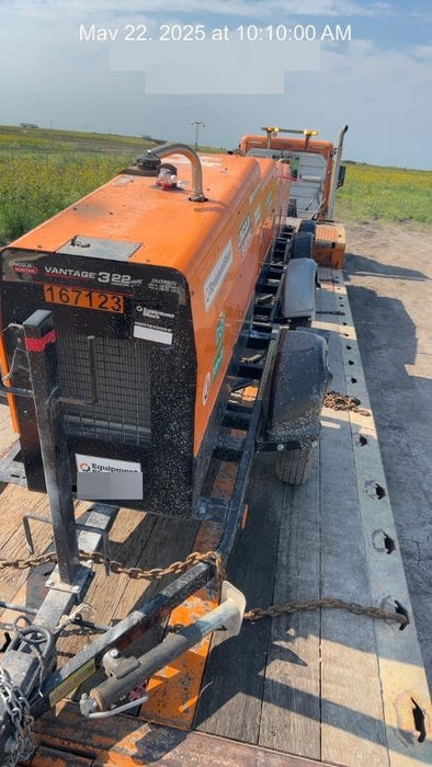 2021 Lincoln Electric Vantage 322 Vantage 322 Ready Pak 3 w/ Decals, ORANGE (includes trailer, cable rack, fender light kit) NO Telematics