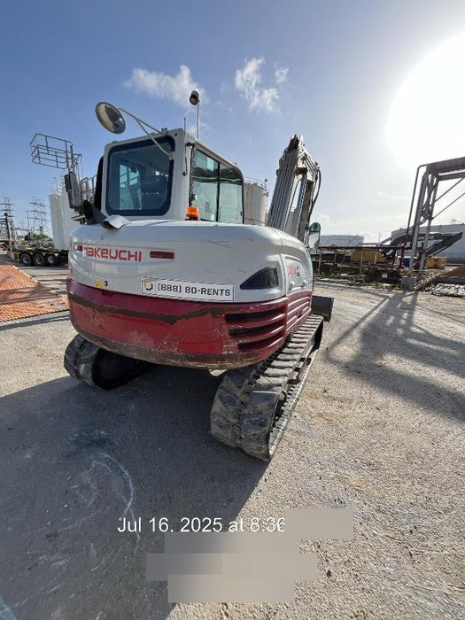 2019 Takeuchi TB290 Takeuchi TB290 Cab/Heat/AC w/Rubber Tracks, Auxiliary Hydraulics, Dozer Blade, Manual QC w/ 18/24/36" Buckets, Hydraulic Thumb Installed