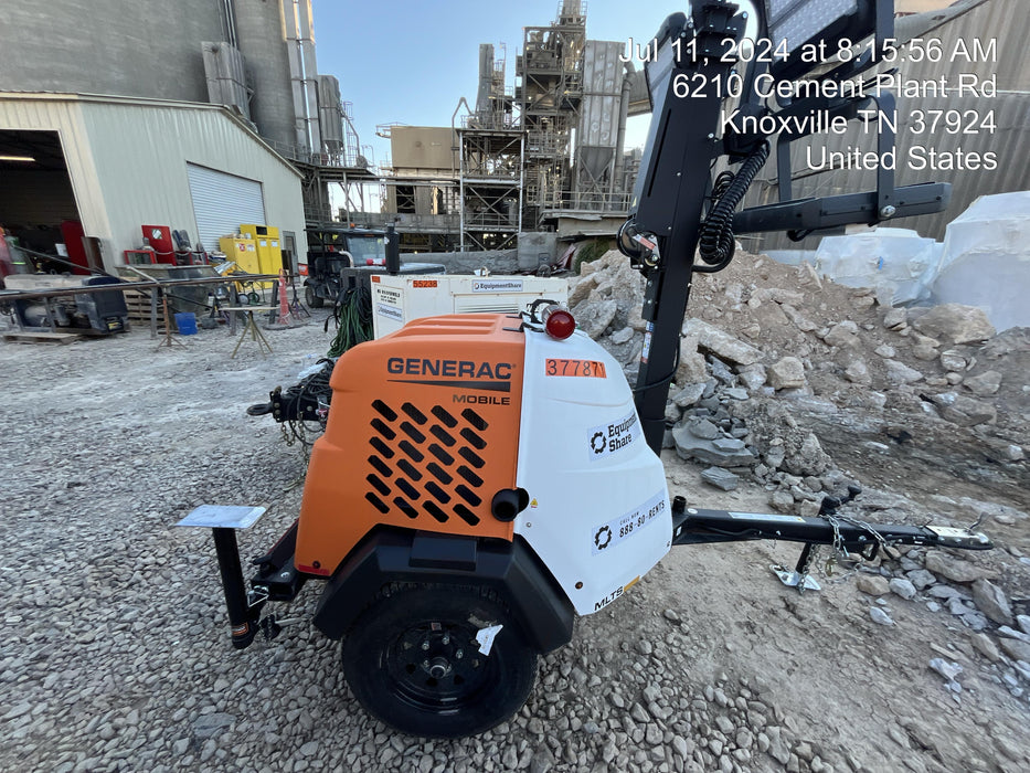 2023 Generac MLT2 Diesel, Flex Switch 120V Input, Powerzone Controller, 
(4) 320W LED Lights, 4kW Generator, 39.9 Gal Fuel Tank, 2" Ball, T3