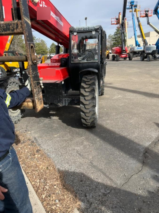 2020 Manitou MTA8044 74hp T4F, Cab/Heat/Air, Cab and Boom LED work lights, Auxiliary Hydraulics, Solid Tires, Amber strobe, Lift Hook w/66" Carriage, 60" Forks