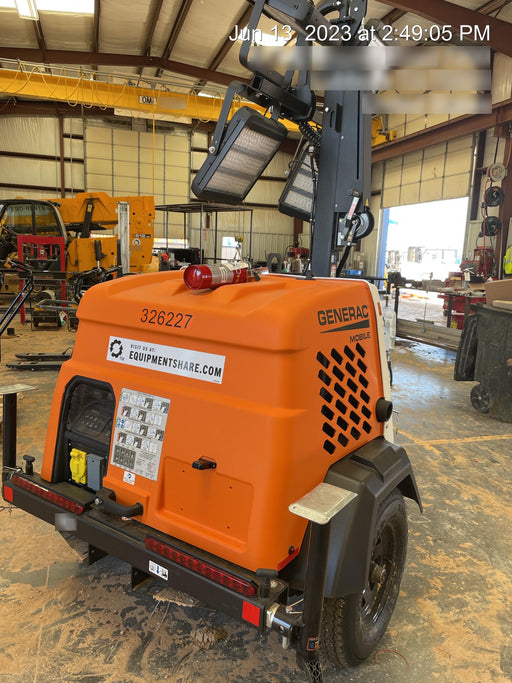 2023 Generac MLT2 Diesel, Flex Switch 120V Input, Powerzone Controller, (4) 320W LED Lights, 4kW Generator, 39.9 Gal Fuel Tank, 2" Ball, T3