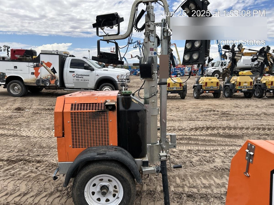 2024 Wanco WLTT-4MM4K Diesel, Deep Sea Controller, Shore Power Plug, Auto Start, (4) 350W LED Floodlights, 4kW Generator, 60 Gal Fuel Tank, 2" Ball, T3