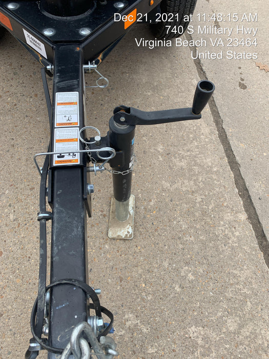 2021 Allmand NLV3GR (4) LED Light Fixture 350W, 23' Vertical Mast, 3kW Prime, Towable, Deep Sea L401, Leveling Jacks, Yanmar T4F 5.8hp