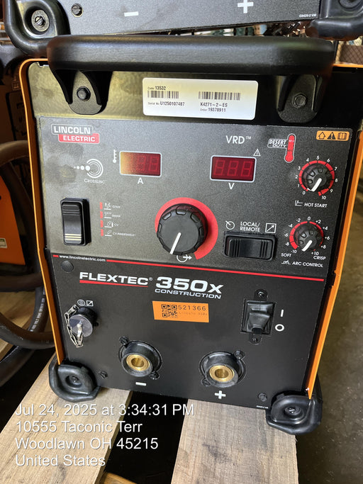 2025 LINCOLN ELECTRIC FLEXTEC 350X