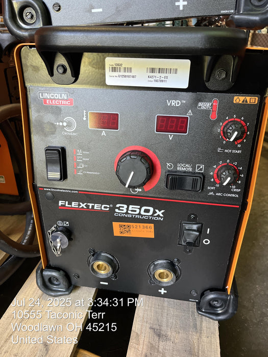 2025 LINCOLN ELECTRIC FLEXTEC 350X